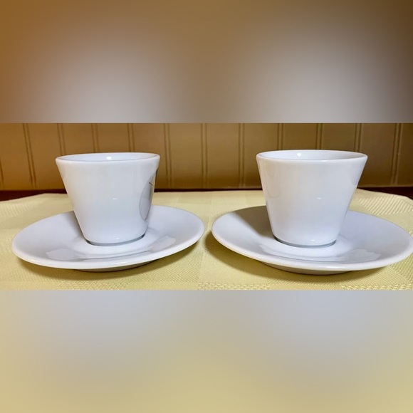Set Of Two Lavazza The Italian Espresso Experience Cup Saucer D’Ancap Tazzine - Picture 2 of 8